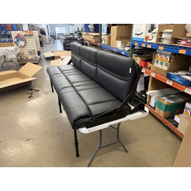 78" Roll Over Sofa - Black