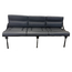78" Roll Over Sofa - Black