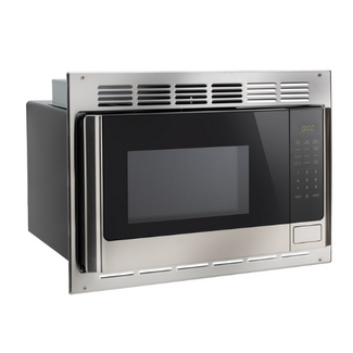 High Pointe 1.0 CF Stainless Microwave with Trim Kit