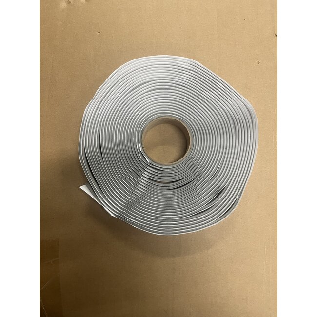 Q130 1/8" x 3/4" x 30' Butyl Tape Gray