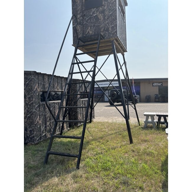 10' Stair Elevated Stand Hunting Blind Stand Tower