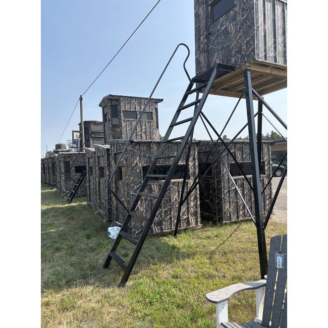 10' Stair Elevated Stand Hunting Blind Stand Tower
