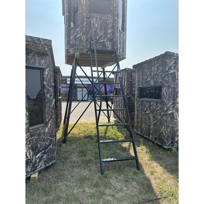 8' Stair Elevated Stand Hunting Blind Stand Tower