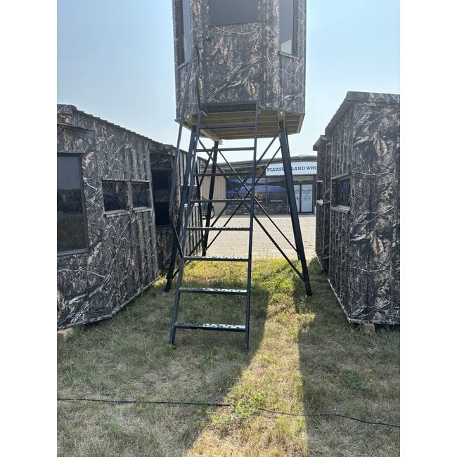 8' Stair Elevated Stand Hunting Blind Stand Tower