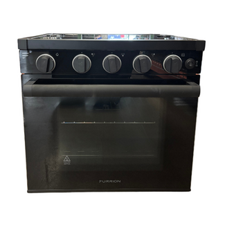 Furrion 21" All Glass 3 Burner Range w/ LED Knobs - Black