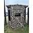 The Stronghold Deluxe 6x6 Amish Camo Hunting Blind w/ Dual Pane Windows