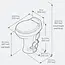 Dometic 300 Toilet - Bone