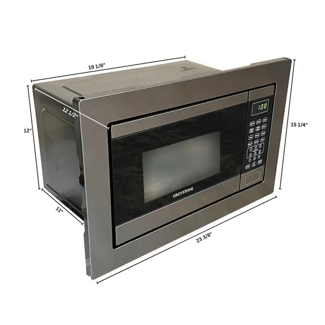 Greystone .09 cu. ft. Microwave with Trim Kit