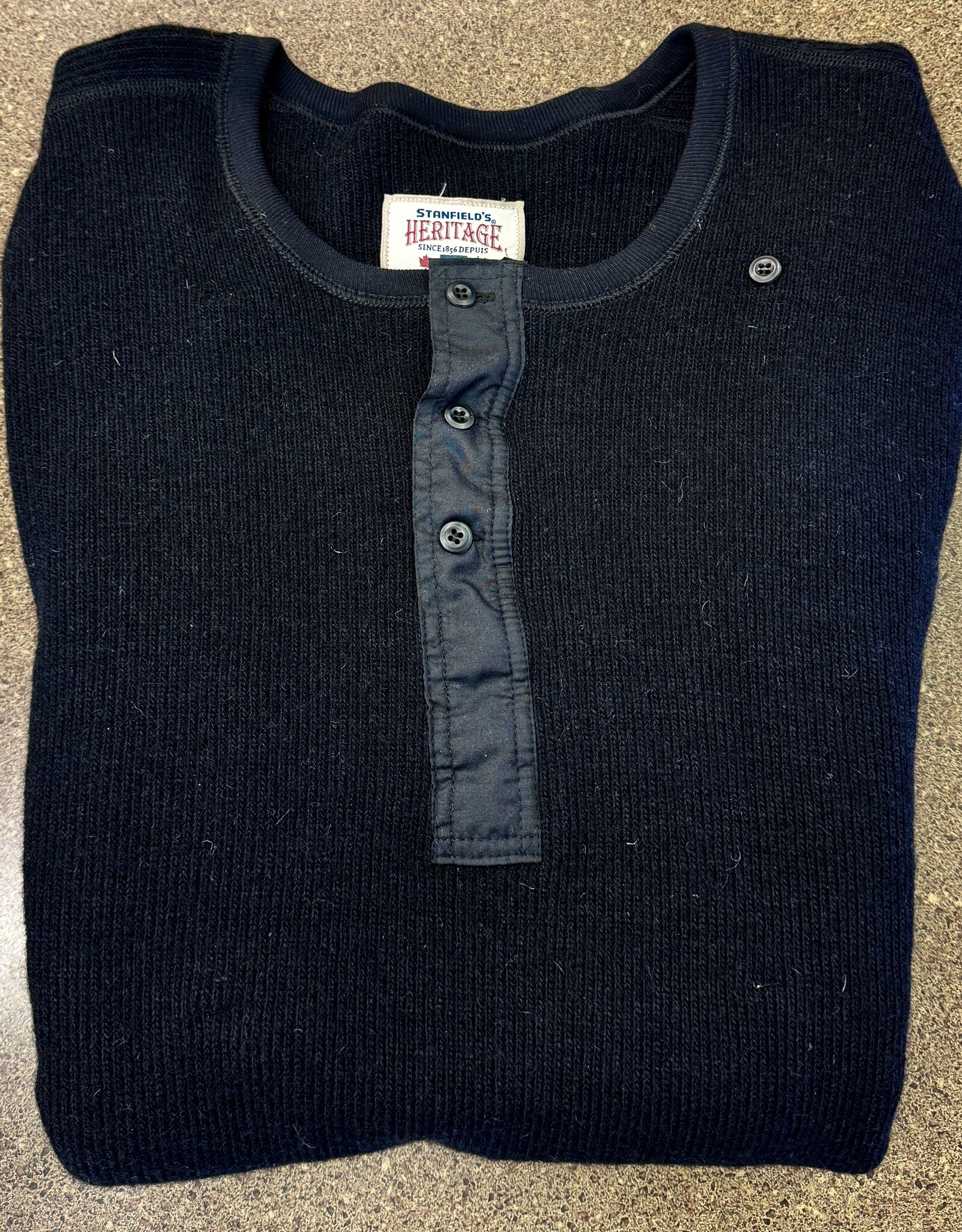 1328 Heavy Weight Wool Henley