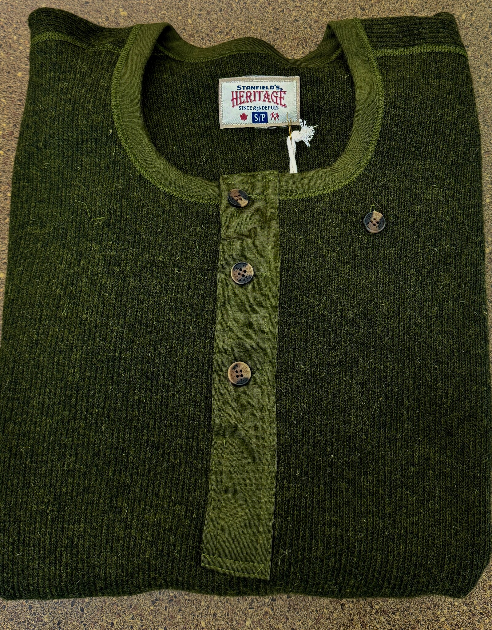 1328 Heavy Weight Wool Henley