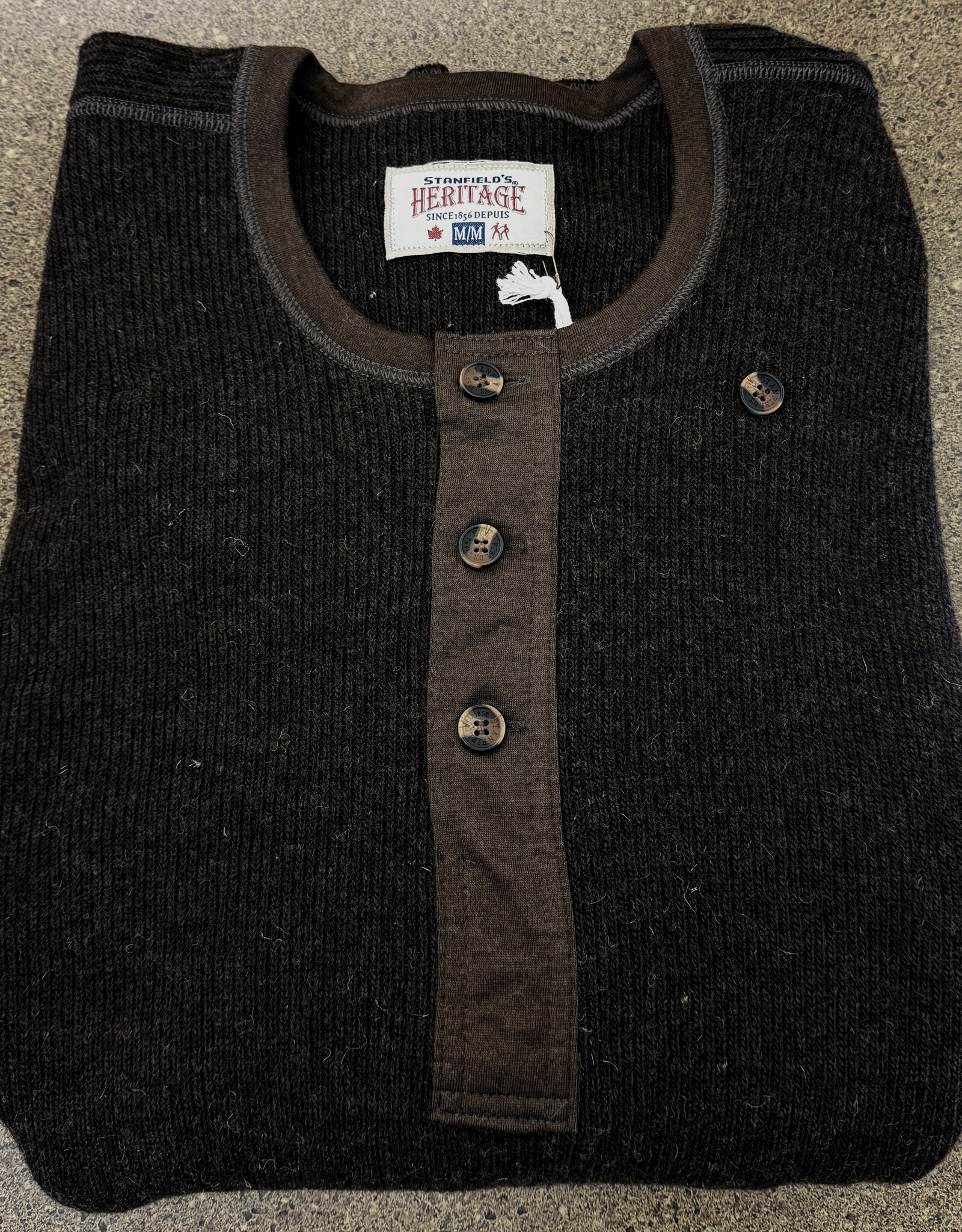 1328 Heavy Weight Wool Henley