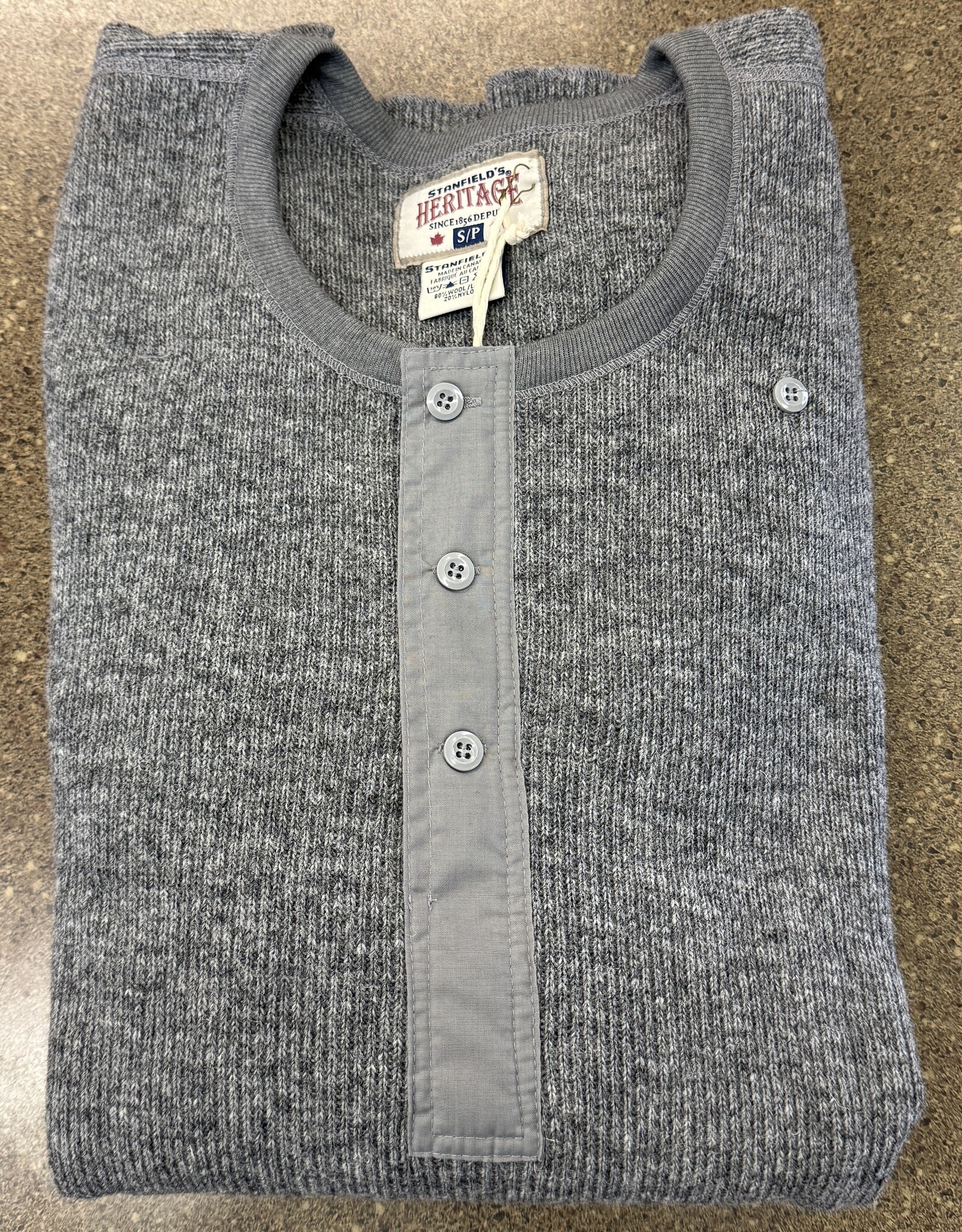 1328 Heavy Weight Wool Henley