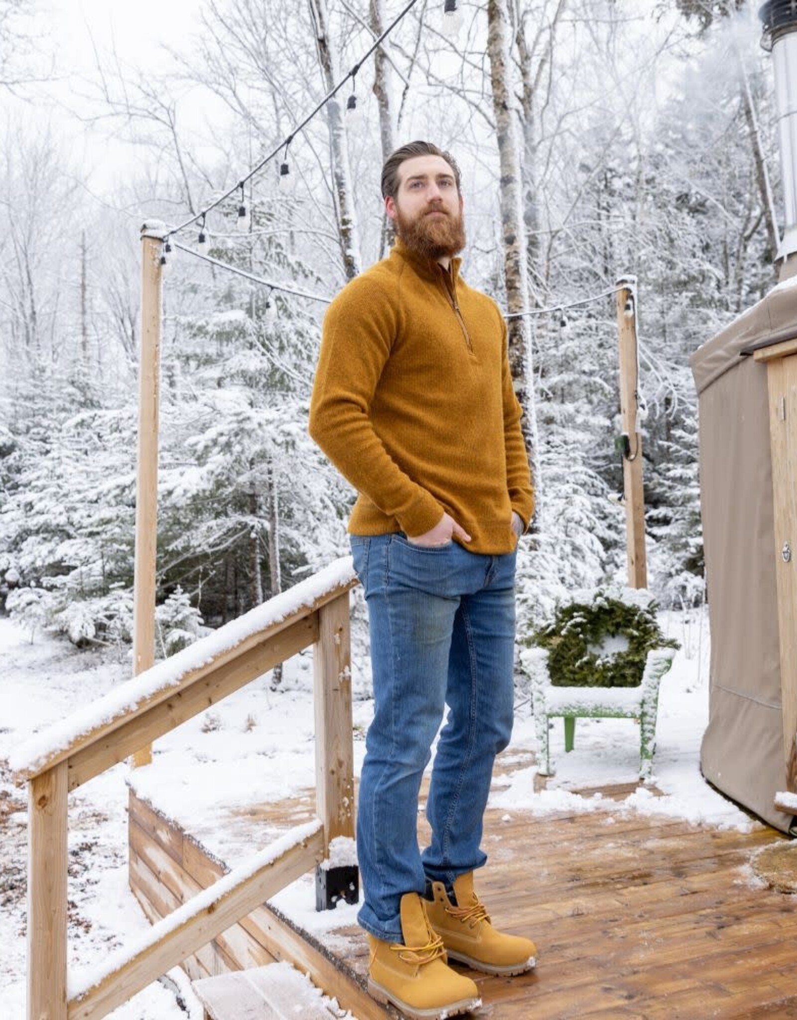 Stanfield Heritage Heavy Wool 1/4 Zip