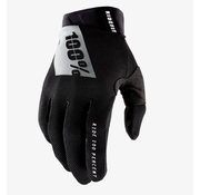 100% 100% Ridefit Gloves, Black/White, X-Large (XL)