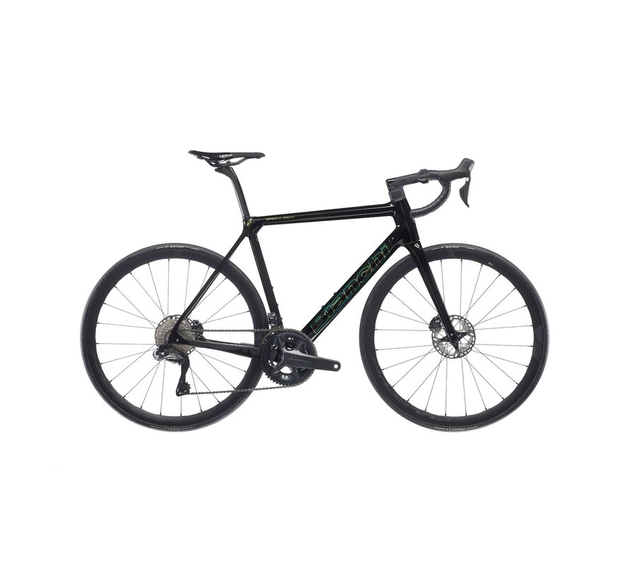 Bianchi - Vélo Specialissima - Ultegra Di2 - Noir carbone/Mermaid Scale - 50