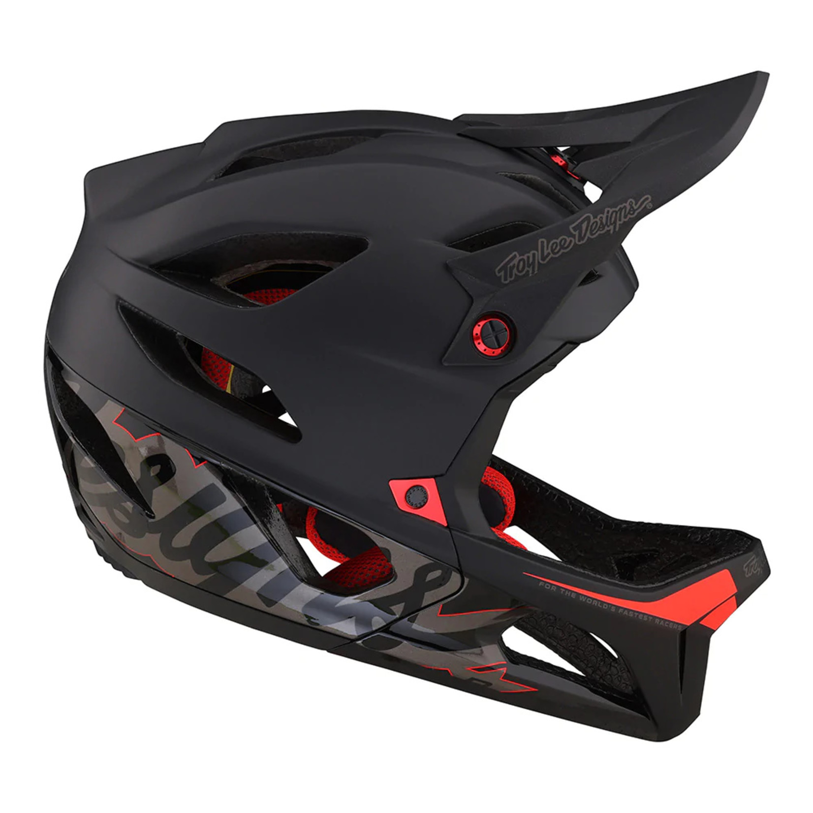 Troy Lee Designs Stage Stealth Helmet - Highland Mountain Bike Shop