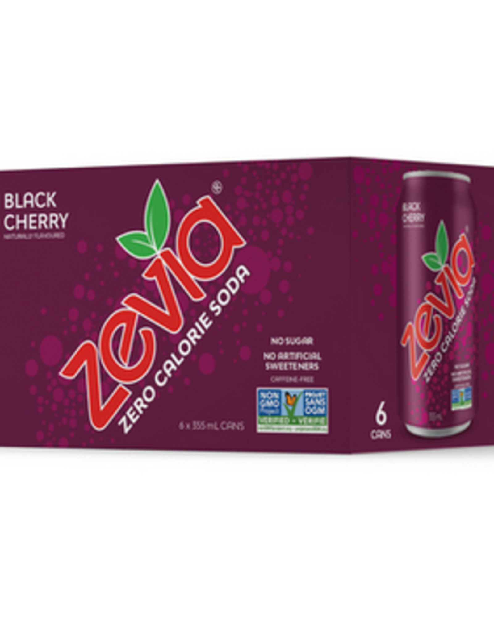 Zevia Soda Zevia - Soda, Black Cherry (355 ml-6 pk)