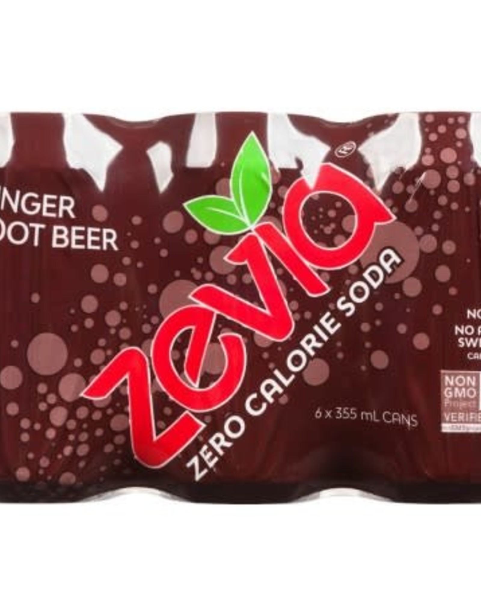 Zevia Soda Zevia - Soda, Ginger Root Beer ( 355ml-6pk)