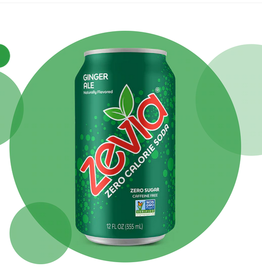 Zevia Soda Zevia - Soda, Ginger Ale (355ml)