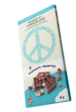 Peace by Chocolate Peace by Chocolate, Peace Bar-Chocolate Bar,  Milk Chocolate, Hazelnut (46 g)