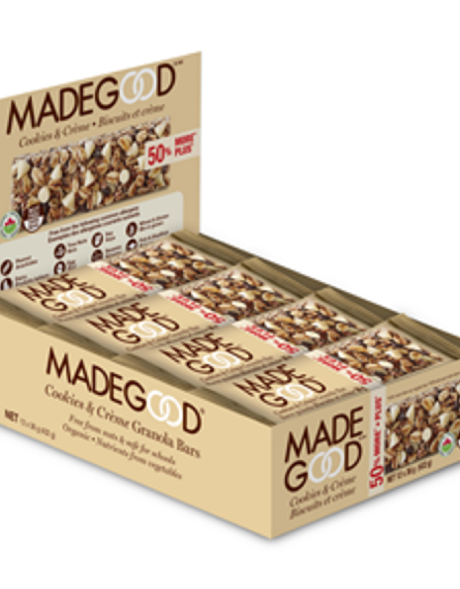 MadeGood MadeGood - Granola Bars, Cookies & Cream (36g)