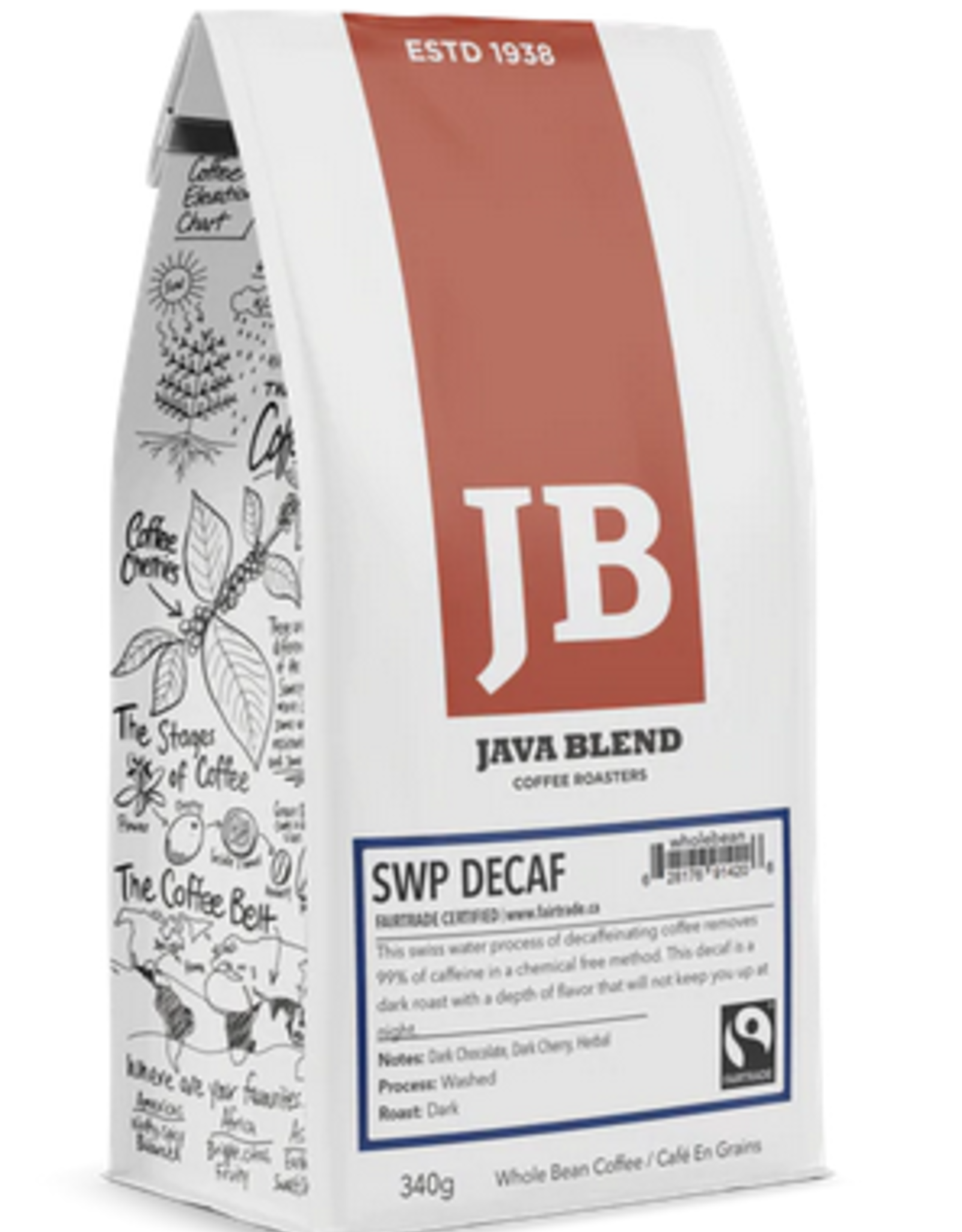 Java Blend Java Blend Coffee -SWP Decaf (340g)