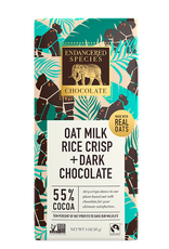 Endangered Species Endangered Species - Dark Chocolate Bar, with Oat Milk & Rice Crisps (85g)