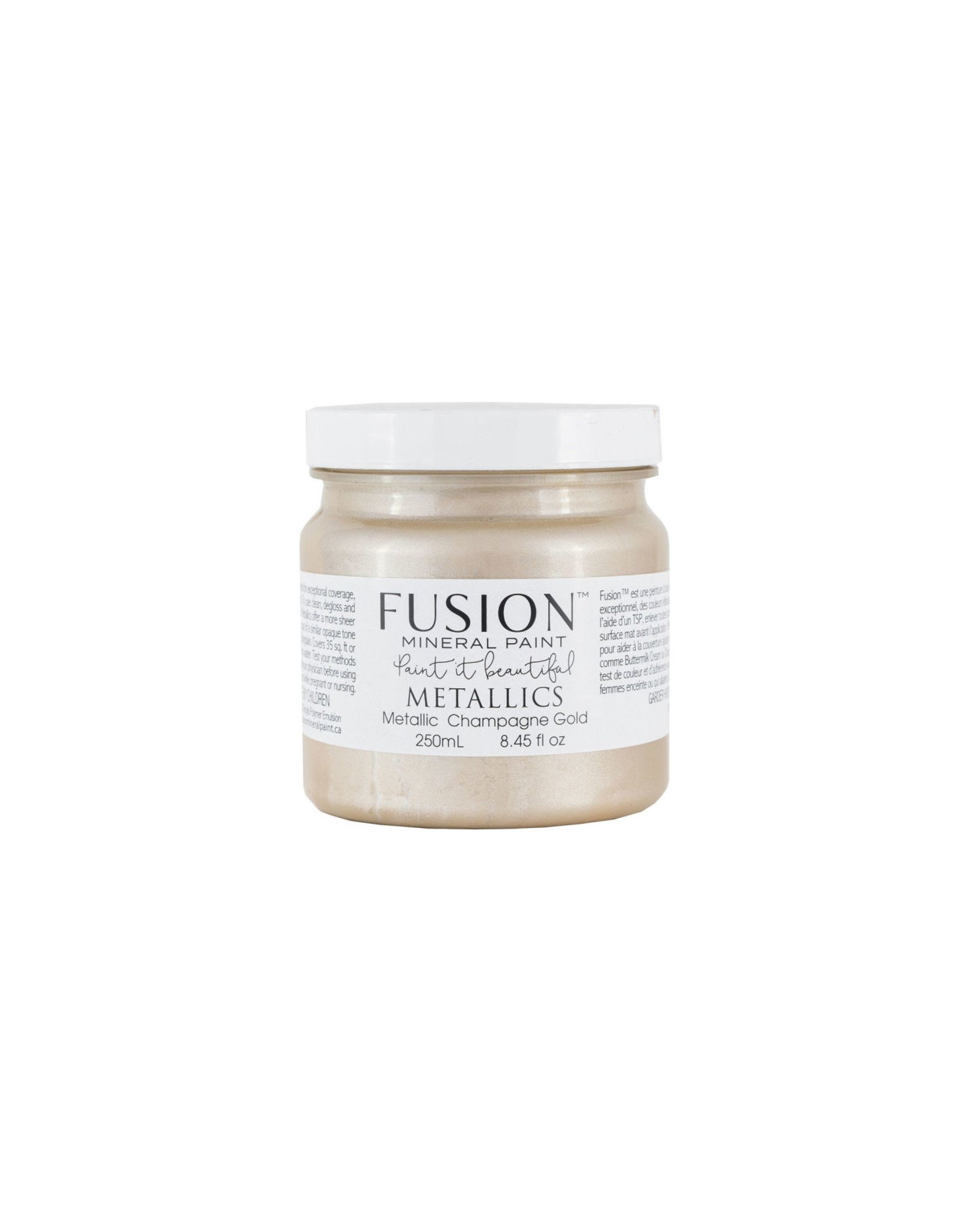 Fusion Mineral Paint Metallic 250ml Champagne Gold