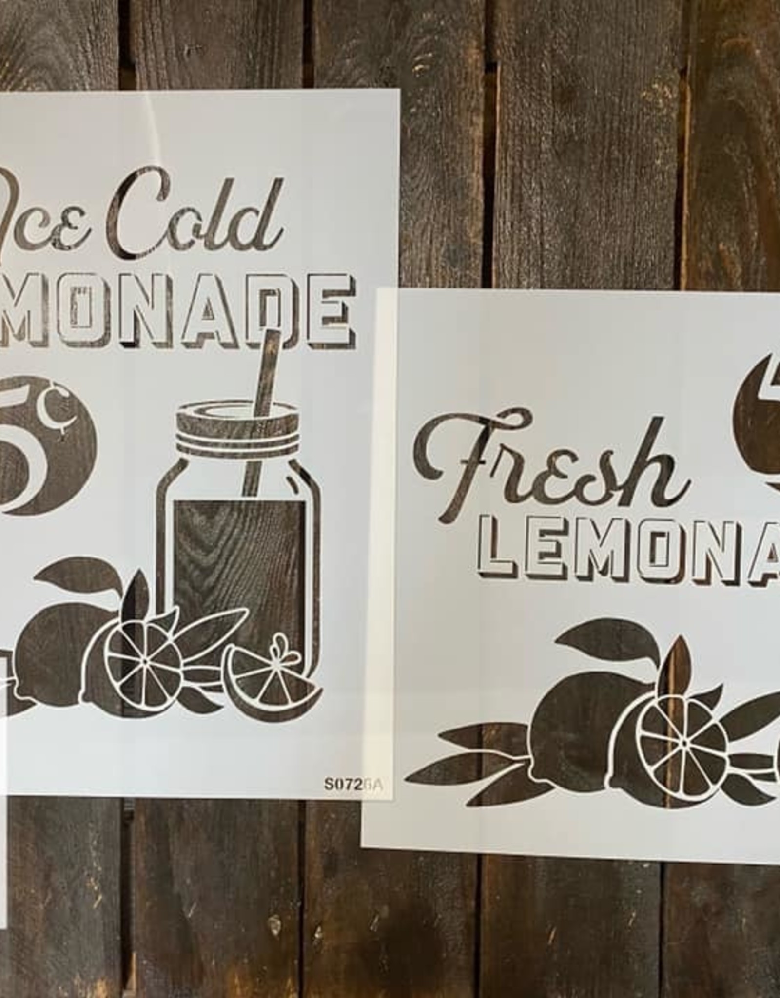 Fresh Lemonade Stencil -Option B