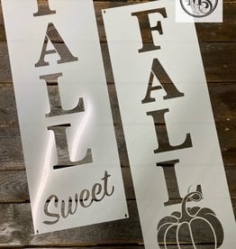 Fall Sweet Fall Sign Stencil -medium