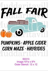 Fall Fair Stencil