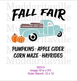 Fall Fair Stencil