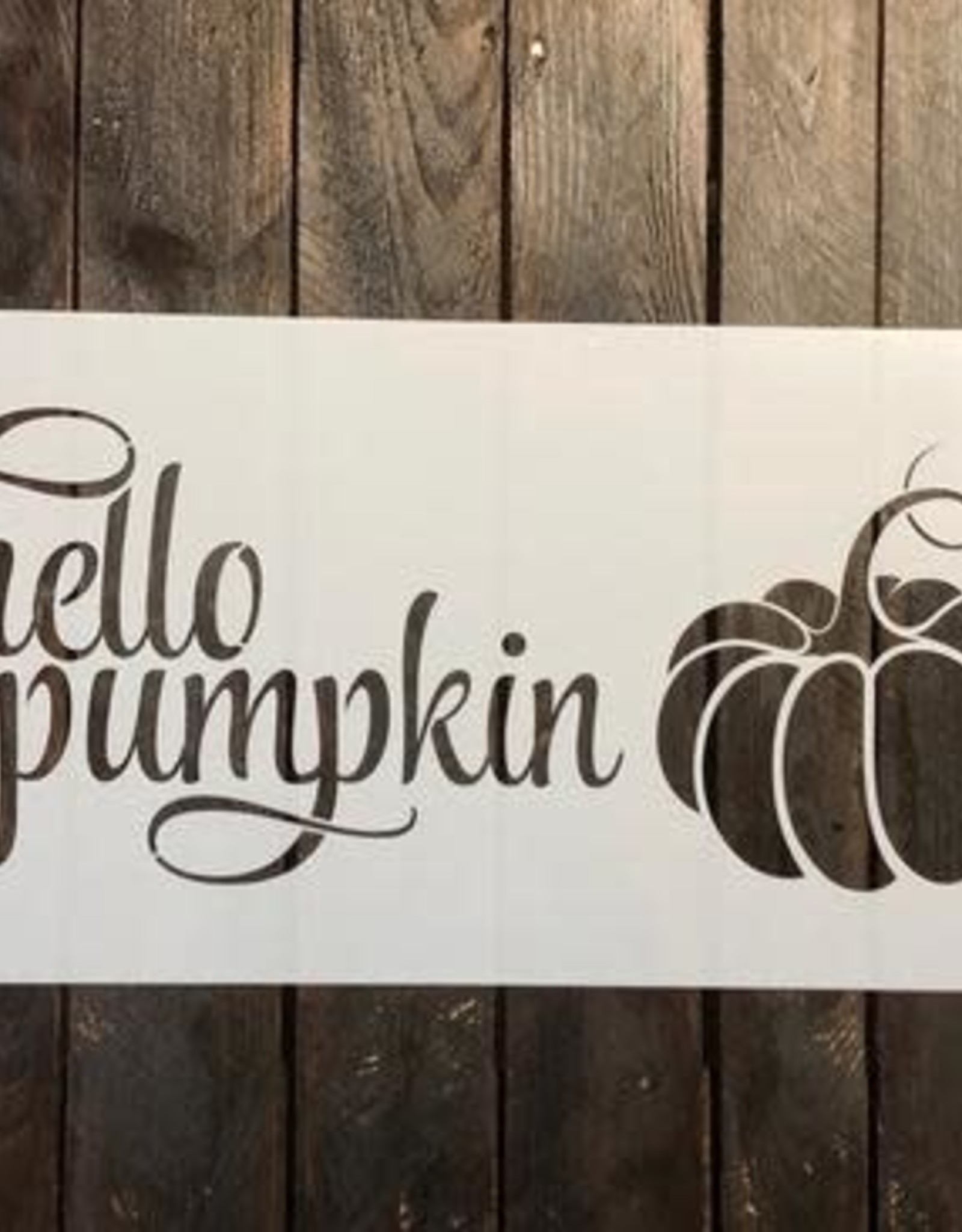 Hello Pumpkin Stencil-small