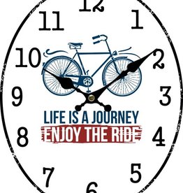 Enjoy the Ride Bicycle Clock