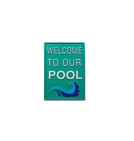 Pool Sign - Wave