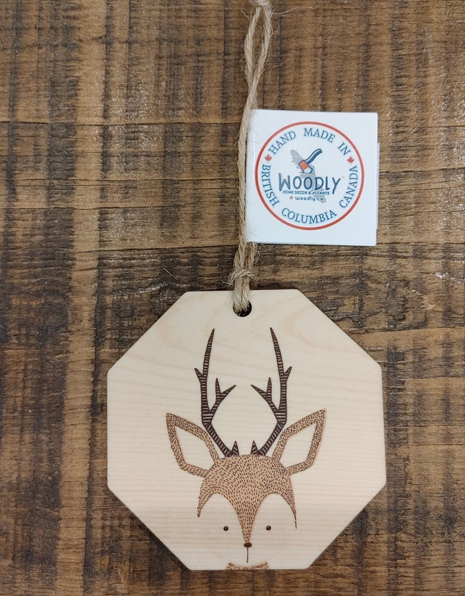 Wood Ornament #c538 - Deer