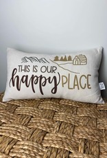 This Is Our Happy Place pillow