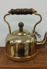 Vintage Brass Teapot w/wood handle