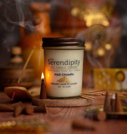 Serendipity Soy Candles 8oz Jar Candle - Nag Champa