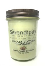 Serendipity Soy Candles 8oz Jar Candle - Chocolate Covered Strawberries