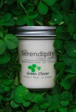 Serendipity Soy Candles 8oz Jar Candle - Green Clover
