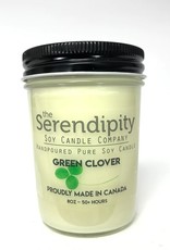 Serendipity Soy Candles 8oz Jar Candle - Green Clover