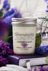 Serendipity Soy Candles 8oz Jar Candle - Lavender & Lilac