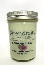 Serendipity Soy Candles 8oz Jar Candle - Lavender & Lilac