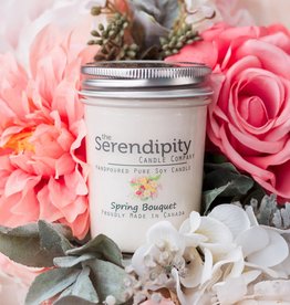 Serendipity Soy Candles 8oz Jar Candle - Spring Bouquet