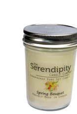 Serendipity Soy Candles 8oz Jar Candle - Spring Bouquet