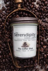 Serendipity Soy Candles 8oz Jar Candle - The Coffee Shop