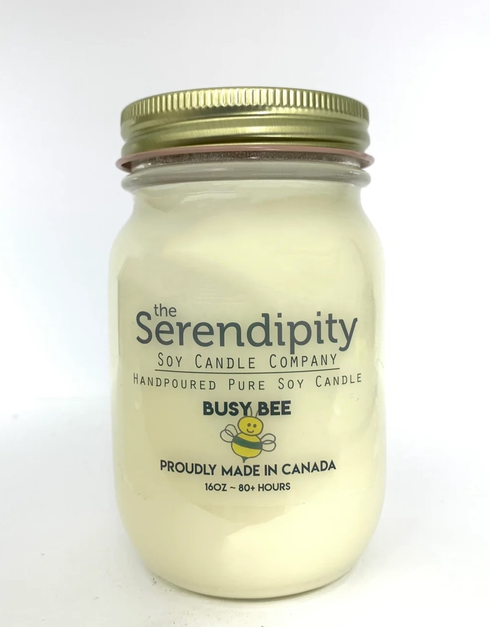 Serendipity Soy Candles 16oz Jar Candle - Busy Bee