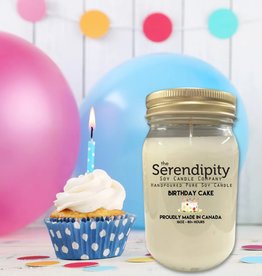 Serendipity Soy Candles 16oz Jar Candle - Birthday Cake