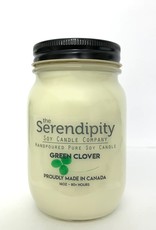 Serendipity Soy Candles 16oz Jar Candle - Green Clover